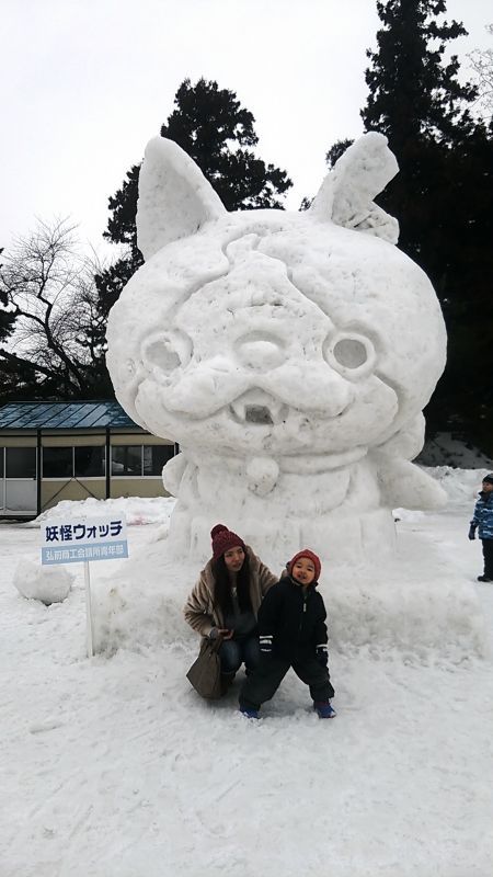 弘前城雪燈籠まつり 陽だまりりんご 陽だまりブログ